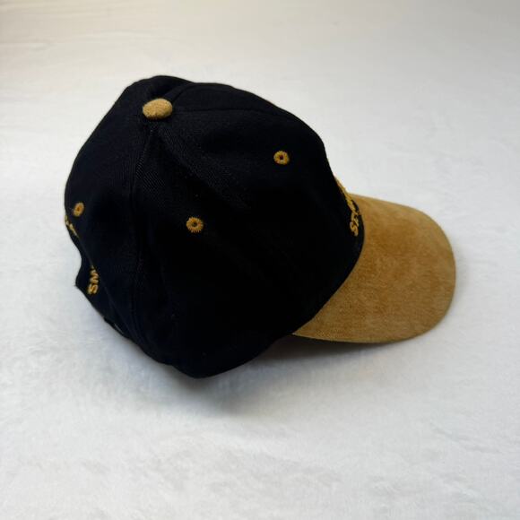 St Andrews Cap Hat Strap Back Adult Adjustable Black Brown Suede Old Golf Course - Picture 3 of 8